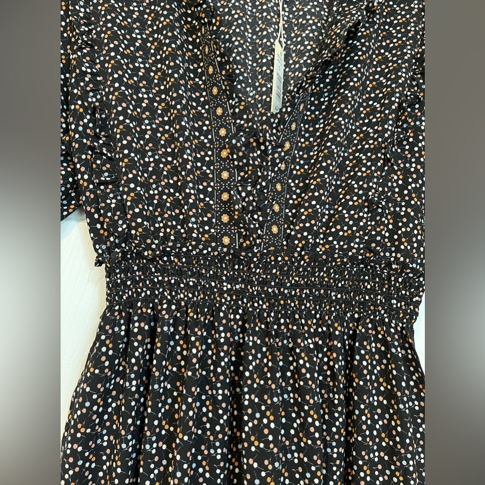 Max Studio Black Floral Maxi Dress - Picture 2 of 7